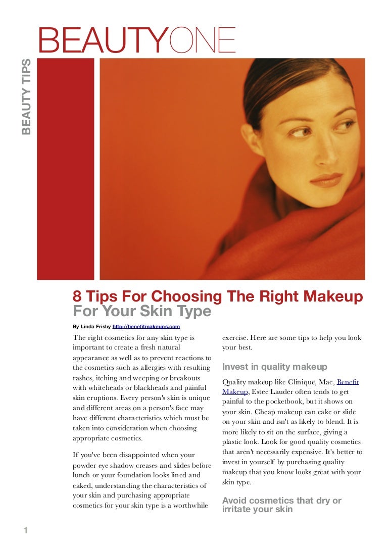 Makeup Tips for Your Skin Type 100 Makeup Tips for Your Skin Type 100